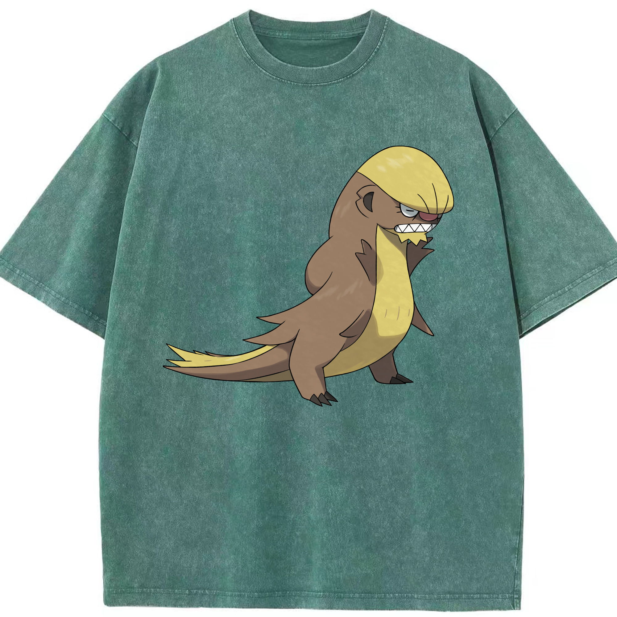 （画像用） ポケットモンスター Pokémon 綿100% ヴィンテージ風 半袖Tシャツ（フロントプリント）